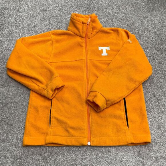 Columbia Steens Mountain Fleece Jacket Boys XL Orange University Tennessee Vols.